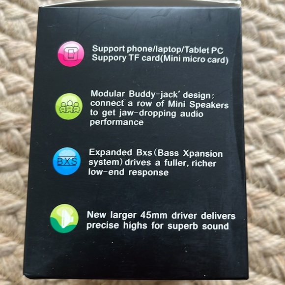 ** HOST PICK** Bamboo Mini Wireless Portable Speaker *New* - Picture 9 of 13